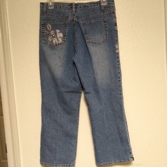 MISHCA embellished cropped/capri jeans, 6 - Picture 5 of 13